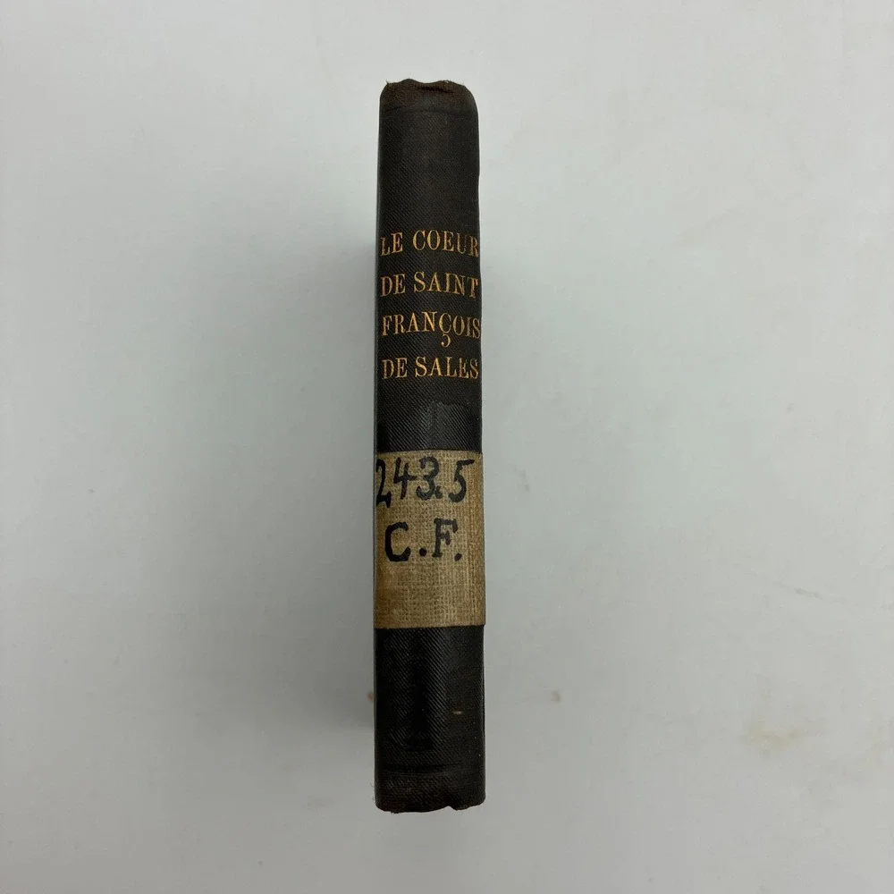 1879 Le Coeur de Saint Francois de Sales Antique French Religious Book E Plon